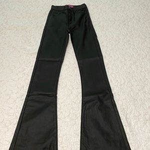 Pleather bootcut pants from edikted, size XS. Brand new!